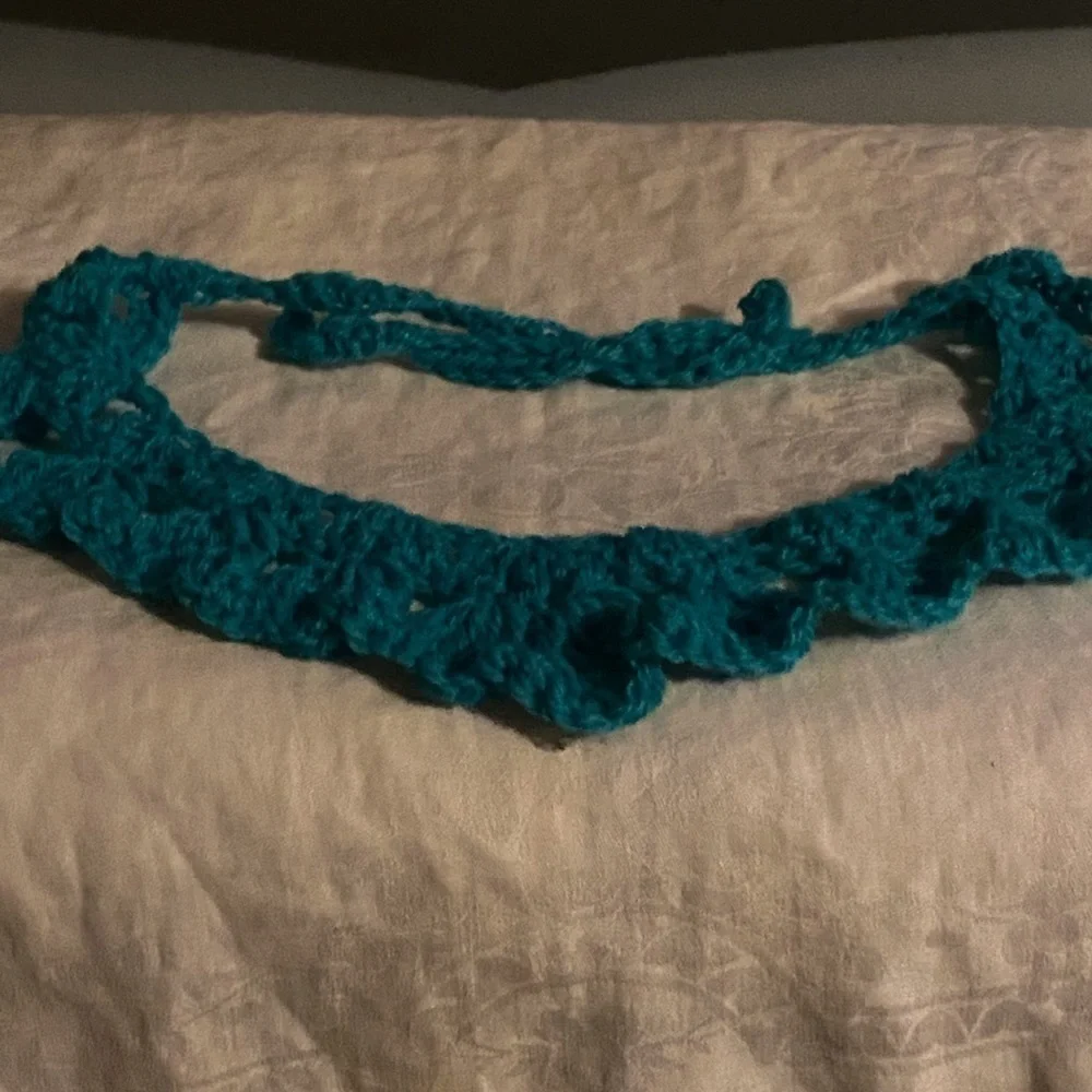 ⭐️⭐️2 FOR 12⭐️⭐️ OCEAN BREEZE LORETTA ANN CREATIONS TEAL HEADBAND THAT TIES⭐️
